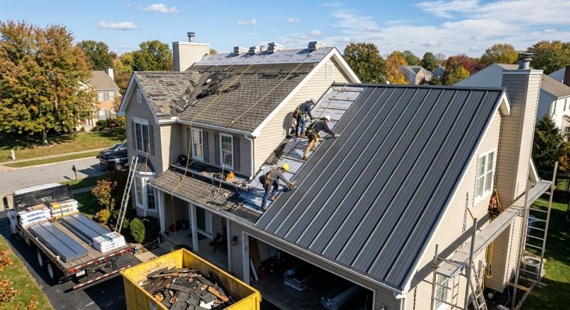 Aluminum Roof Replacement in Douglas County, CO