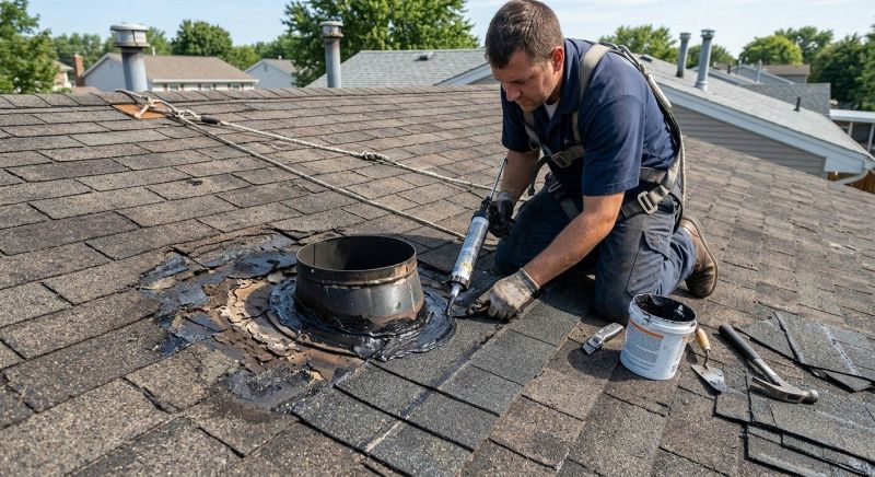 Asphalt Roof Leak Repair in Broomfield, CO