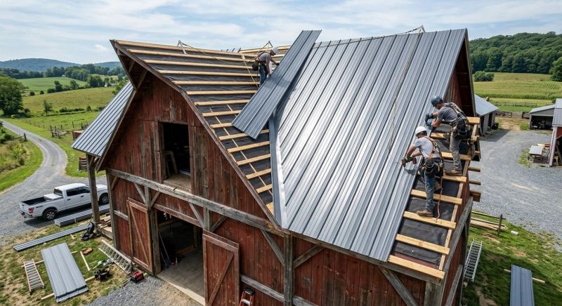 Barn Roof Installation in Aurora, CO