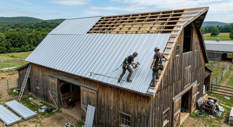 Barn Roof Installation in Aurora, CO