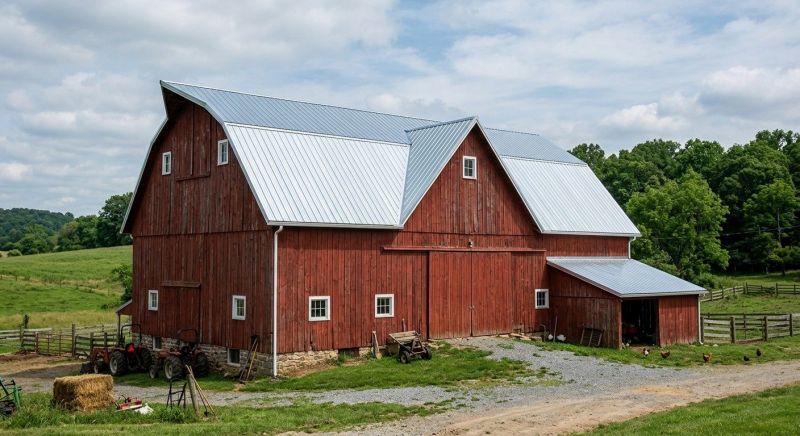 Barn Roof Replacement in Elizabeth, CO