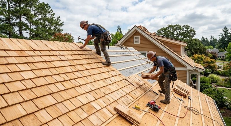 Cedar Roof Construction in Aurora, CO