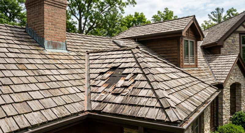 Cedar Shake Roof Repair in Parker, CO