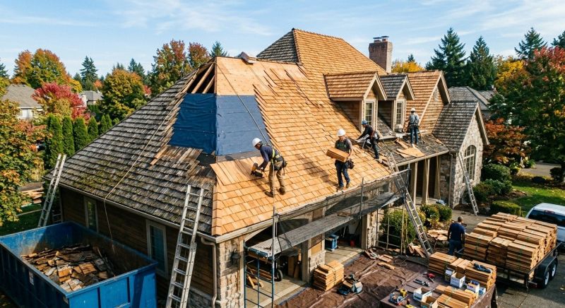 Cedar Shingles Replacement in Parker, CO
