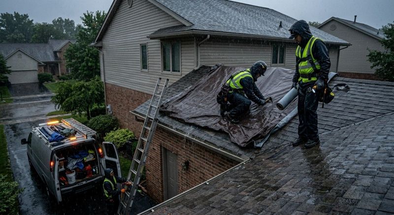 Collapsing Roof Repair in Aurora, CO