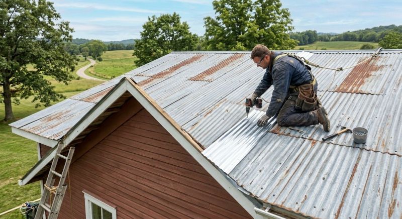 Corrugated Roof Repair in Brighton, CO
