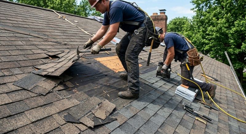 Damaged Roof Repair in Denver, CO