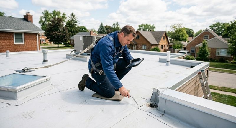 Flat Roof Inspection in Aurora, CO
