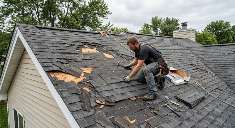 Hail Damage Roof Repair in Castle Rock, CO