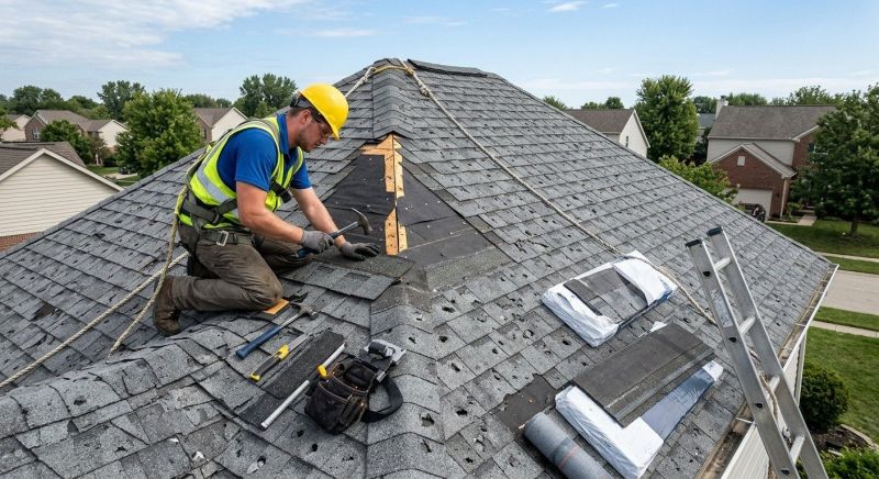 Roof Damage Repair in Elizabeth, CO