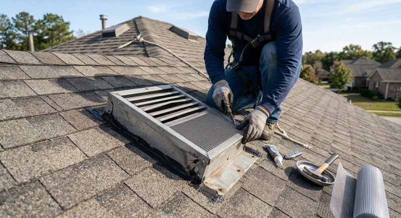 Roof Vent Flashing Repair in Aurora, CO