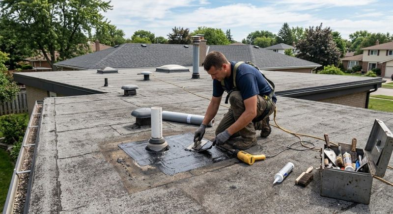 Rubber Roof Repair in Bennett, CO