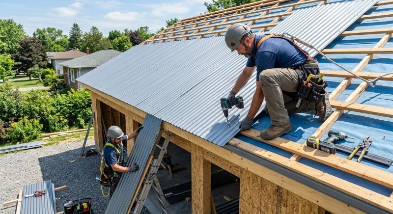 Sheet Roofing Installation in Elizabeth, CO