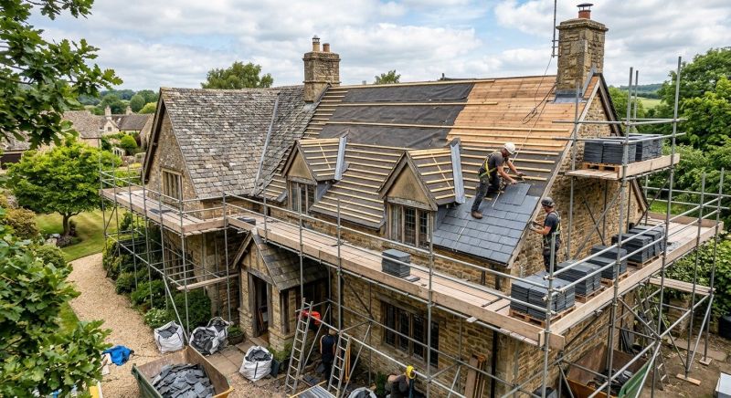 Slate Roof Replacement in Douglas County, CO