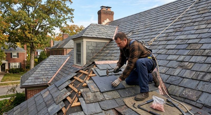 Slate Shingles Repair in Aurora, CO