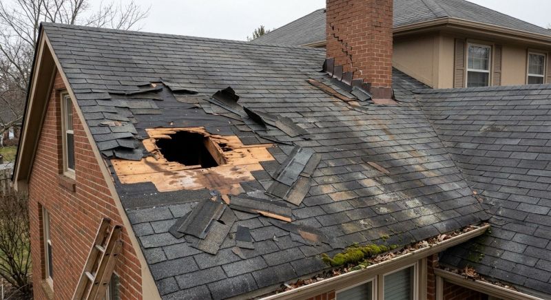 Storm Damage Roof Repair in Brighton, CO