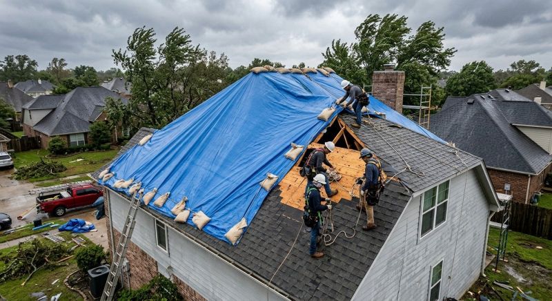 Storm Damage Roof Repair in Broomfield, CO