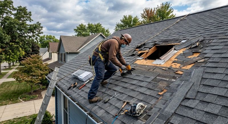 Storm Damage Roof Repair in Strasburg, CO