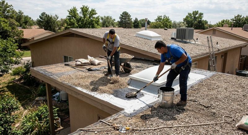 Tar And Gravel Roof Repair in Parker, CO