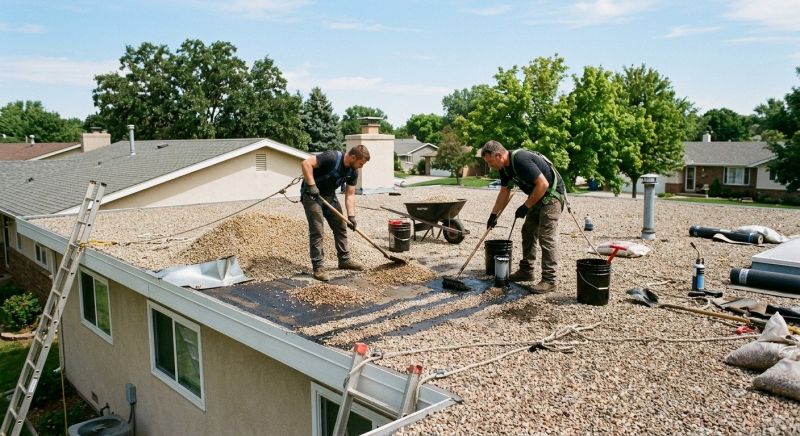 Tar And Gravel Roof Repair in Strasburg, CO