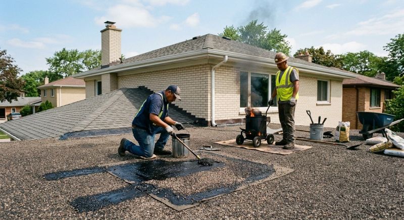Tar And Gravel Roof Repair in Westminster, CO