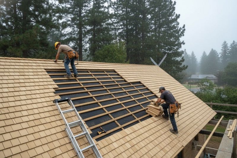 Wood Shake Roof Repair in Brighton, CO