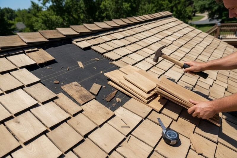 Wood Shake Roof Repair in Castle Rock, CO