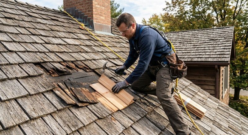 Wood Shake Roof Repair in Englewood, CO